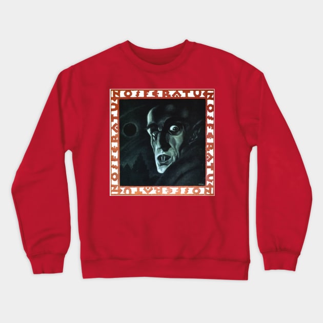 Classic Horror Movie Poster - Nosferatu Crewneck Sweatshirt by Starbase79